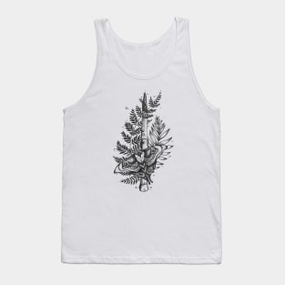 Ellie Tattoo and Knife - Black Version Tank Top